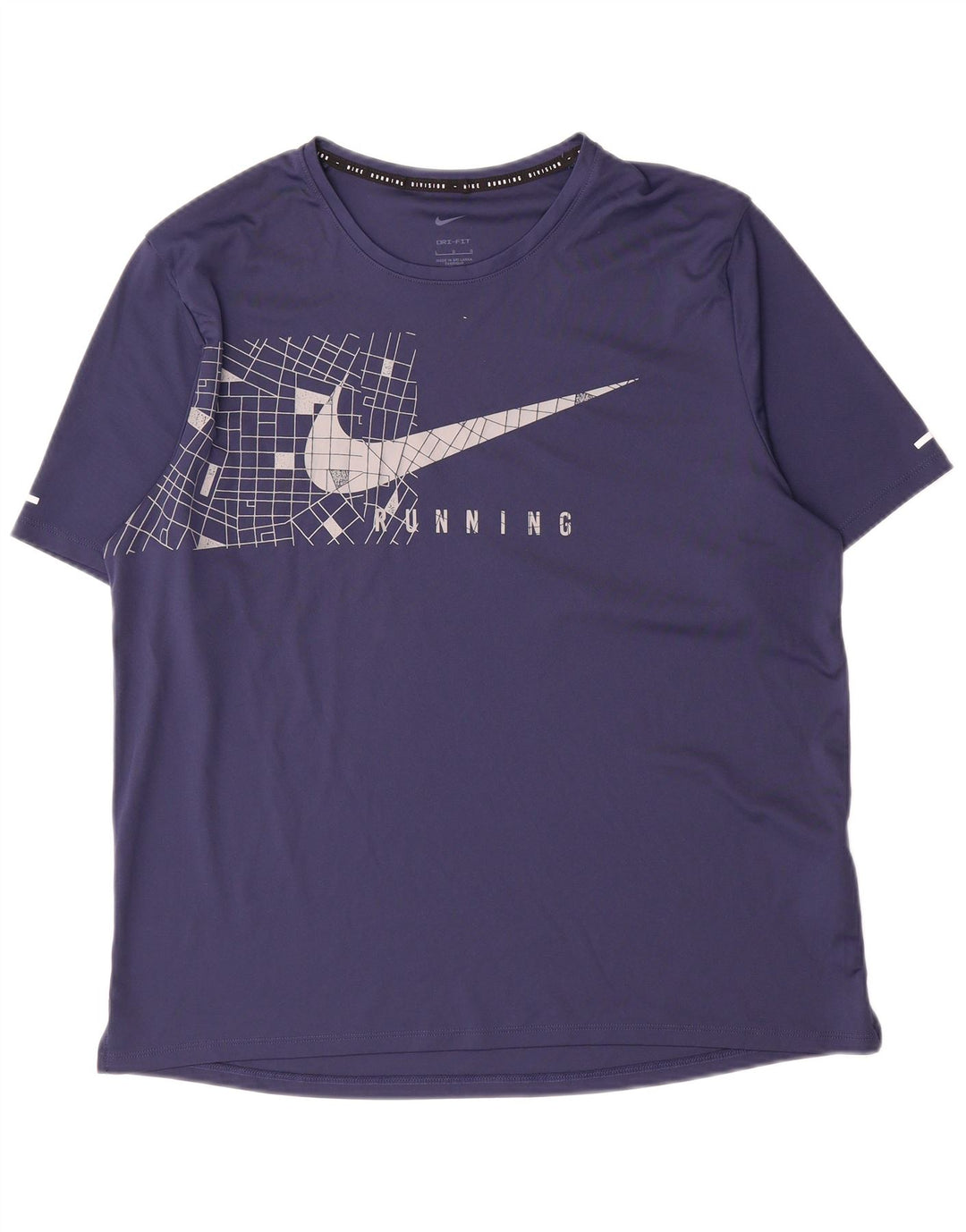 Tricou grafic Nike pentru bărbați Top mare din poliester bleumarin