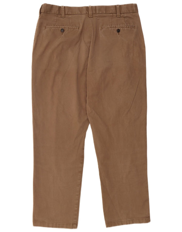 Marks & Spencer Pantaloni chino drepți Blue Harbour pentru bărbați W38 L29 maro