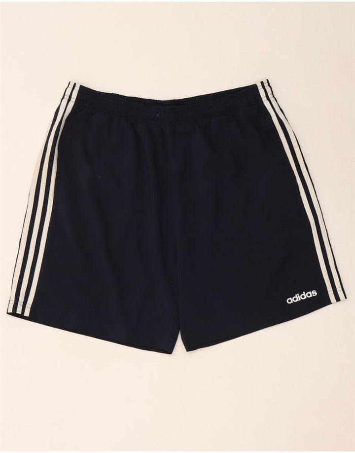Pantaloni scurți sport pentru bărbați ADIDAS XL, poliester bleumarin