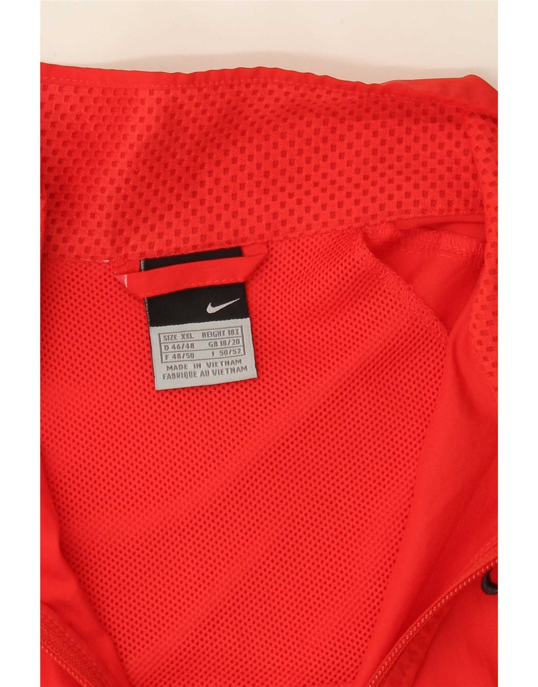 Jachetă de top pentru trening Nike pentru femei Marea Britanie 18/20 2XL, roșu, bloc de culoare
