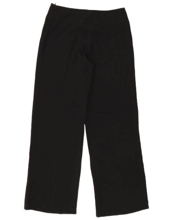 Pantaloni casual drepti pentru femei Coast UK 14 Large W32 L33 Acetat negru