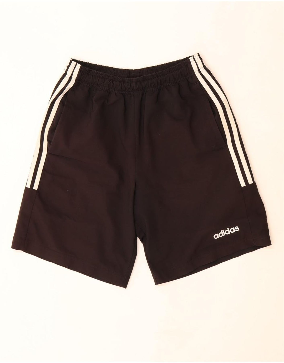Pantaloni scurți sport adidas pentru bărbați, poliester negru mic