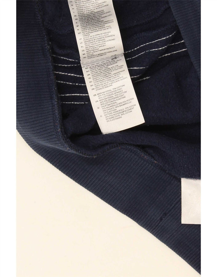 Pantaloni scurți sport grafic Adidas pentru bărbați, bumbac mediu albastru bleumarin