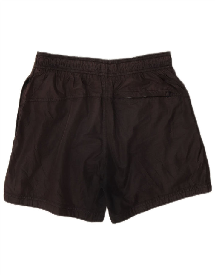 Pantaloni scurți de înot grafic Calvin Klein pentru bărbați, poliester maro mic