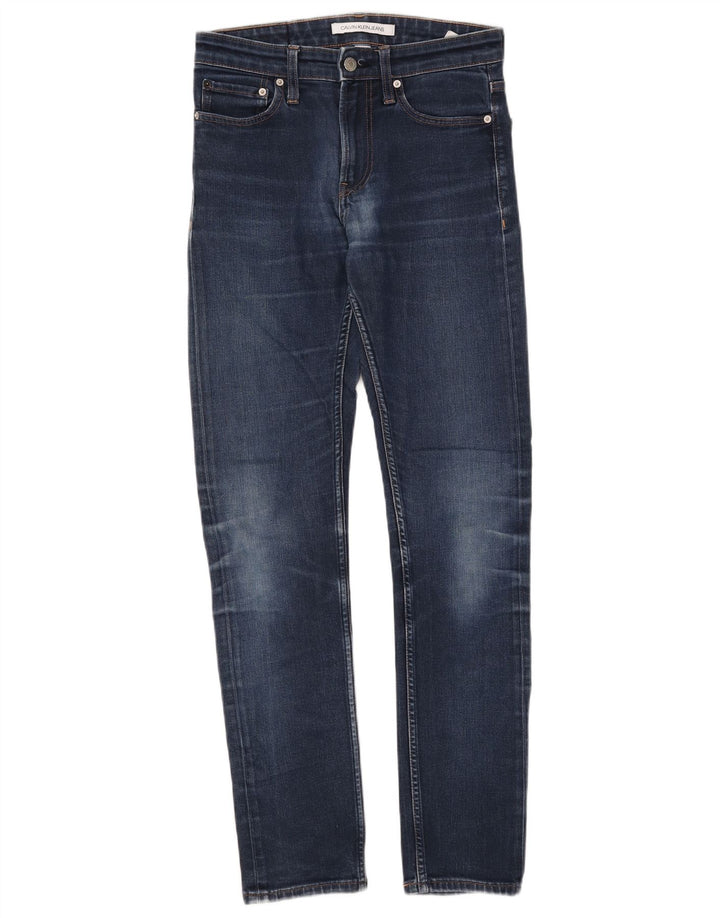 Blugi slim pentru bărbați Calvin Klein W28 L32 Bumbac albastru