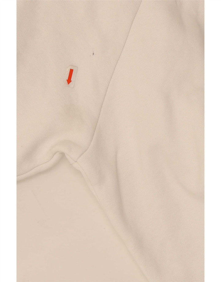 Hanorac pentru bărbați Adidas Jumper mare, alb, bumbac