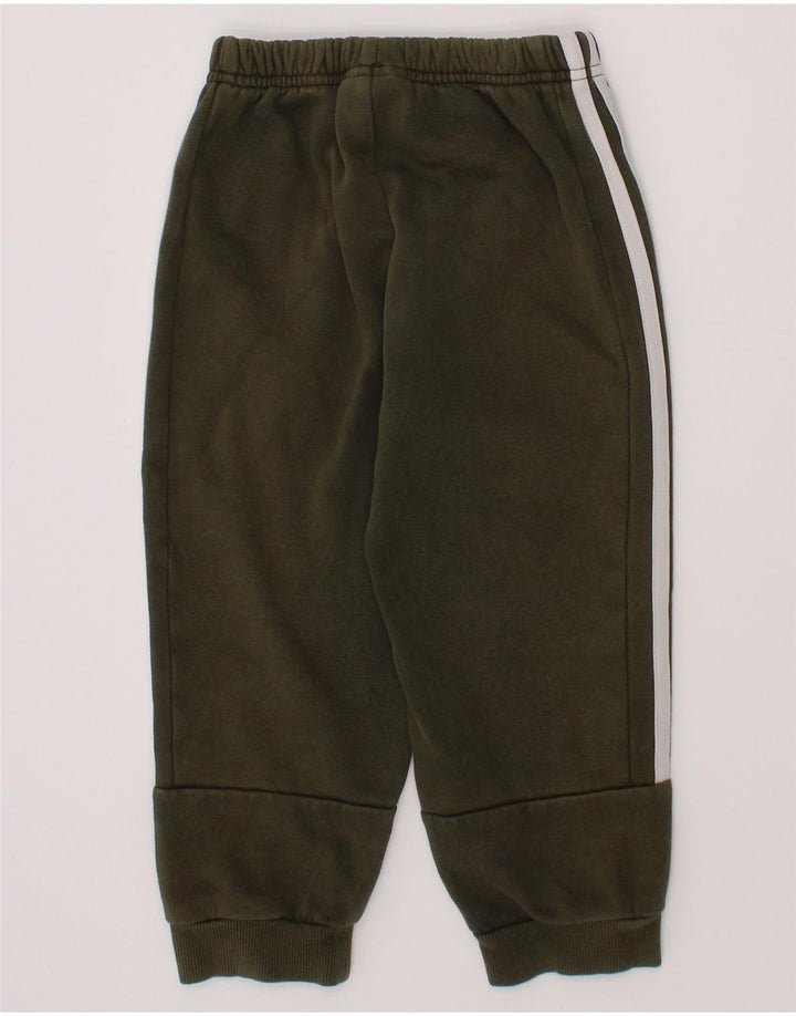 ADIDAS Băieți Pantaloni Trening Pantaloni Joggeri 2-3 Ani Kaki Bumbac