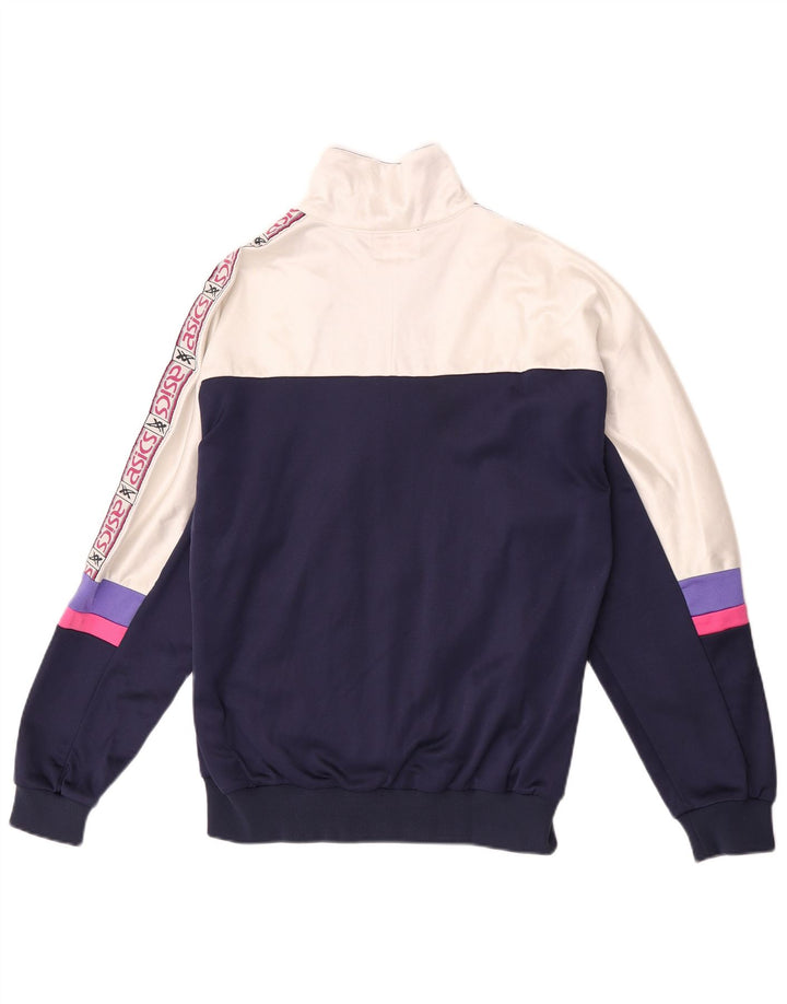 Jachetă de top pentru trening grafic Asics pentru bărbați IT 50 Medium White Colorblock