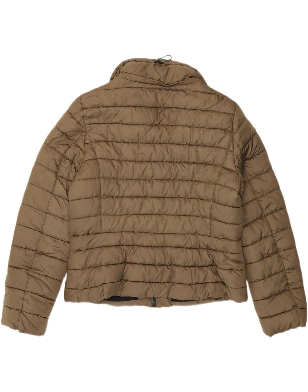 Jachetă căptușită pentru femei Zara UK 20 2XL Kaki Poliester