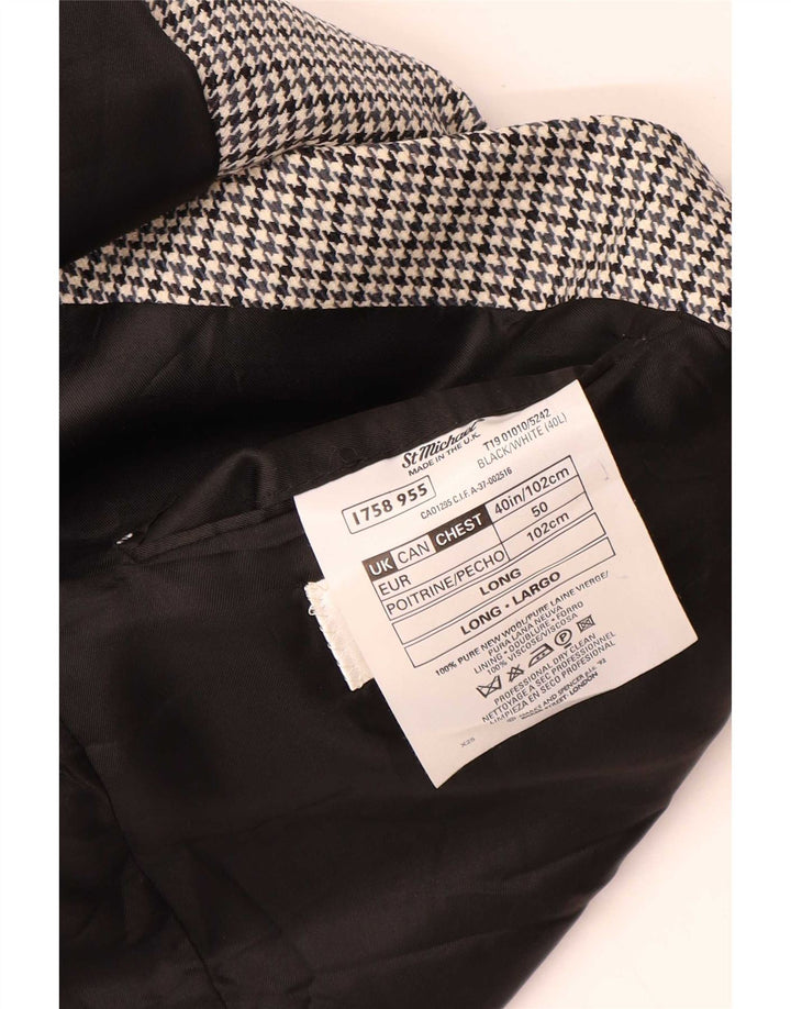 Marks & Spencer pentru bărbați St. Michael Blazer Jacket UK 40 Medium Black