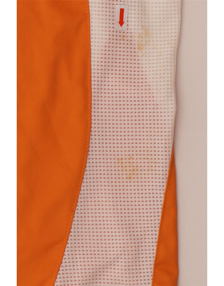 Tricou pentru bărbați ADIDAS Climacool Top mare portocaliu din poliester color bloc