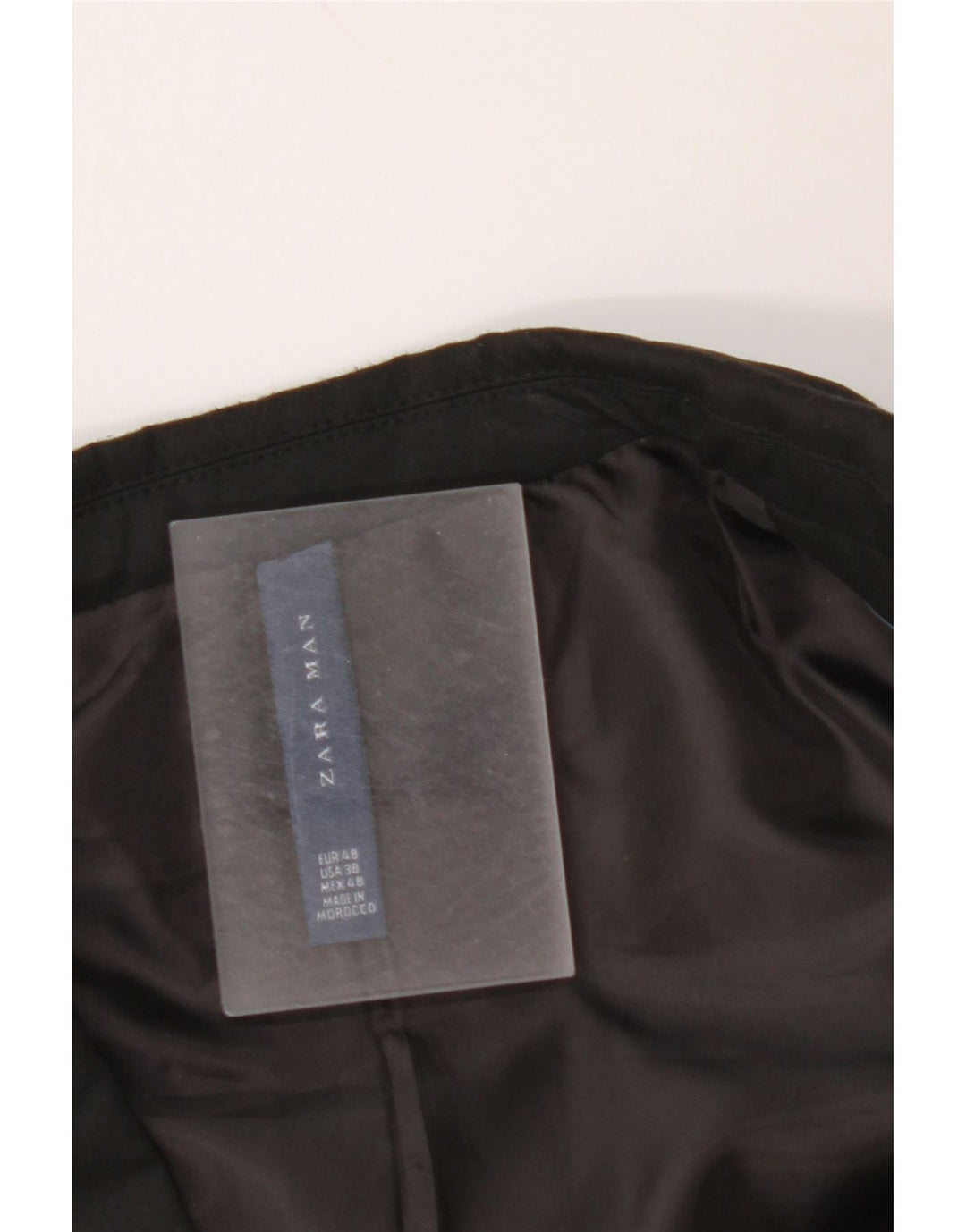 Jachetă pentru bărbați ZARA cu 2 nasturi EU 48 Medium Negru