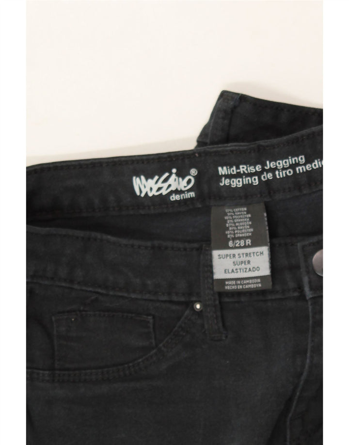 MOSSIMO Womens Mid Rise Mid Rise Jegging Jeans US 6 Medium W28 L27 Black Vintage Mossimo and Second-Hand Mossimo from Messina Hembry 