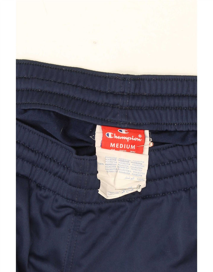 Pantaloni de trening pentru bărbați Champion, cu grafică, poliester mediu albastru
