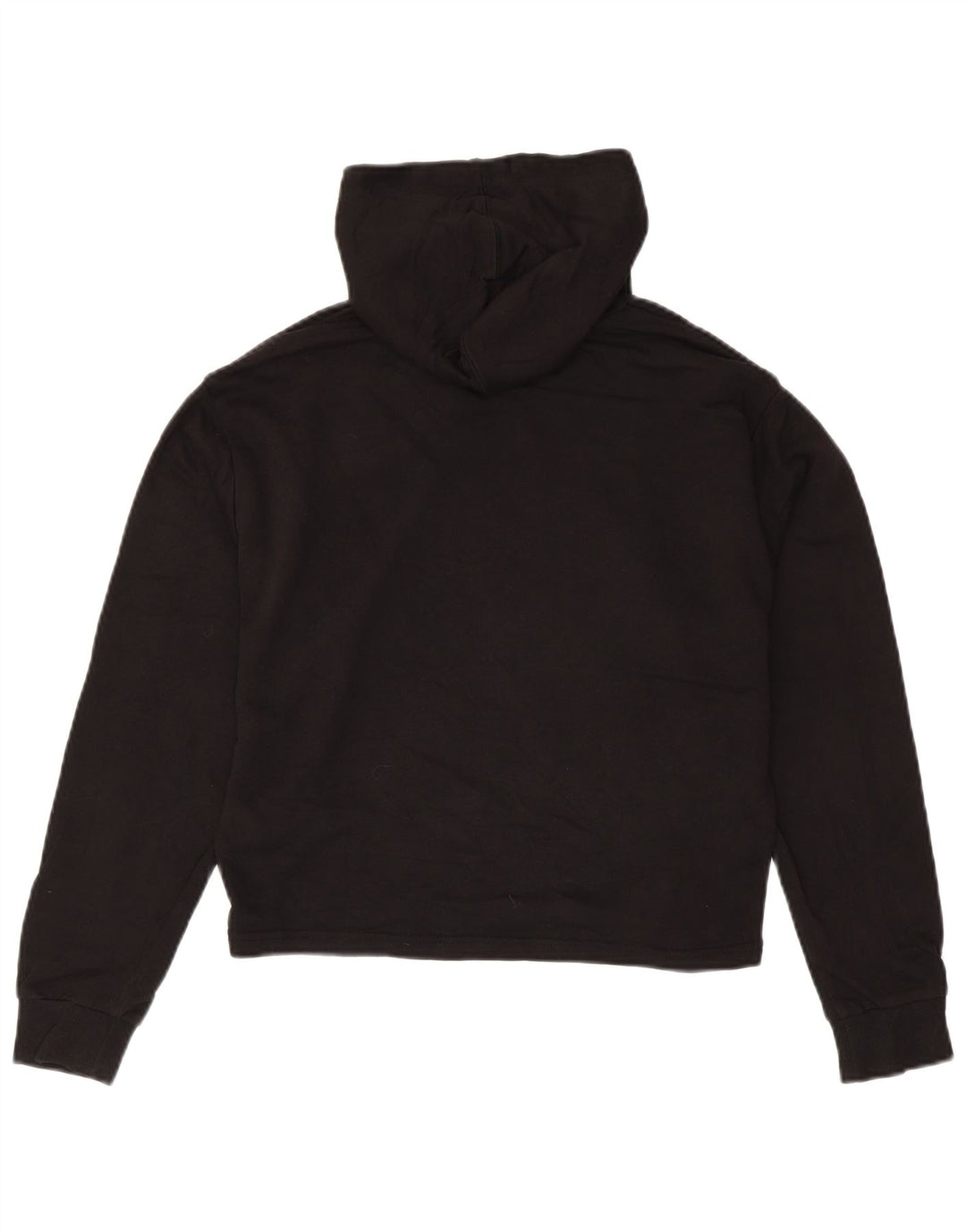 Pulover PUMA Oversized Crop Graphic pentru femei UK 10 Bumbac negru mic