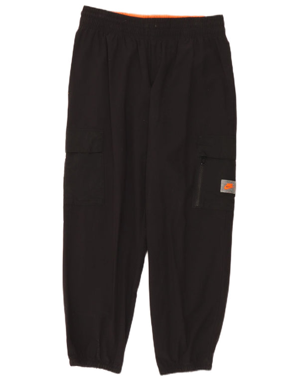 Pantaloni de antrenament cargo Nike pentru bărbați, loose fit, pantaloni de jogging, nailon mediu negru