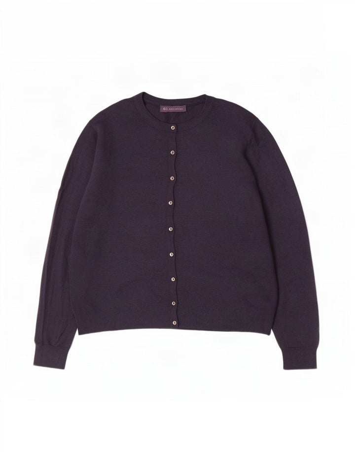 Pulover cardigan pentru femei Marks & Spencer UK 18 XL bleumarin