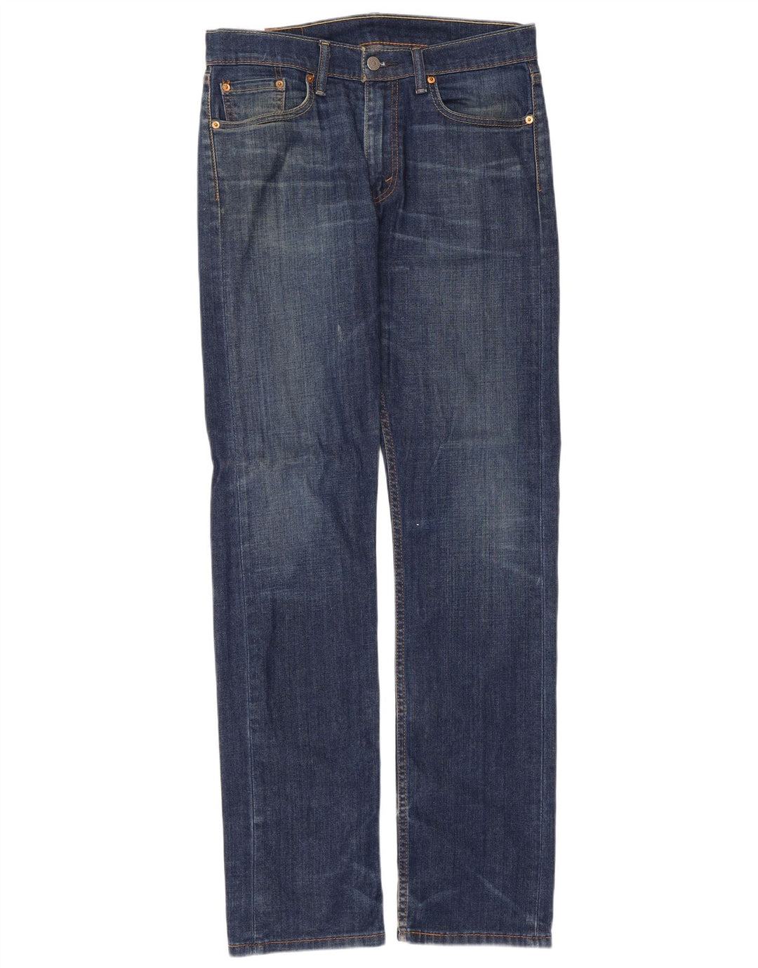 Blugi drepti pentru femei Levi's 513 W31 L34 Bumbac albastru