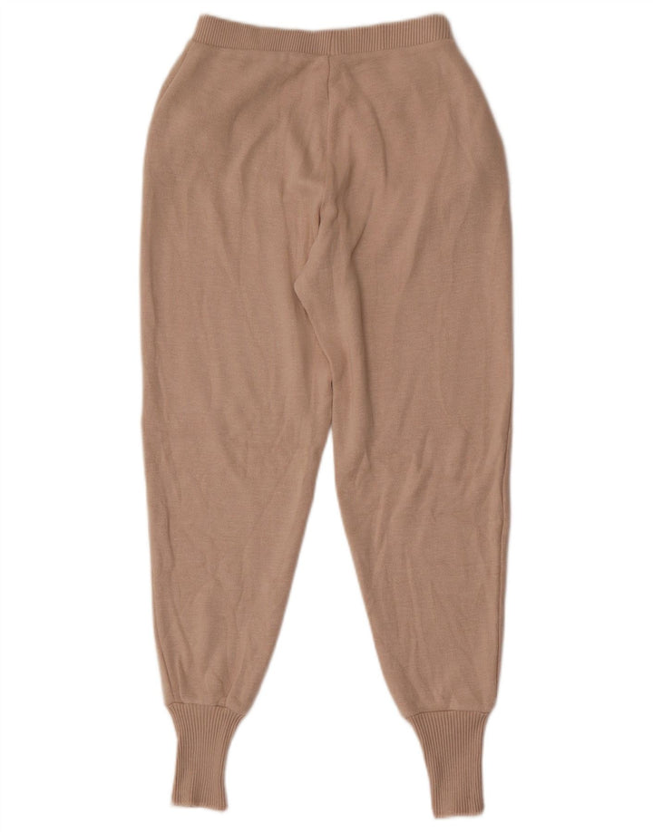 Pantaloni de trening ZARA Femei Joggeri UK 8 Mic Bej