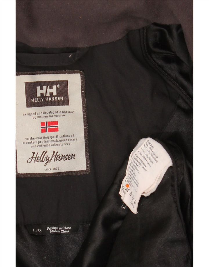 HELLY HANSEN Jachetă de vânt cu glugă pentru femei UK 16 Poliamidă neagră mare