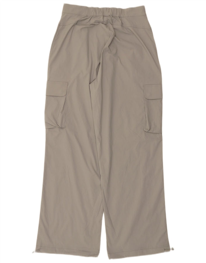 ELLESSE Pantaloni cargo cu talie înaltă pentru femei UK 14 Medium W30 L31 Gri