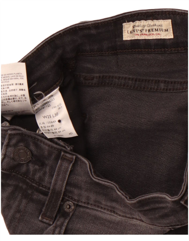 Blugi skinny cu talie înaltă 721 pentru femei LEVI'S L25 L27 negri