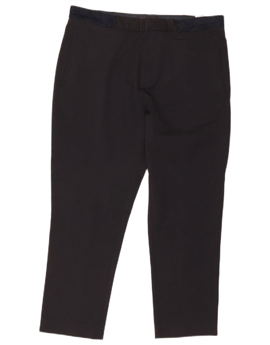 Pantaloni tăiați pentru bărbați Zara EU 42 Large W32 L25 Poliester negru