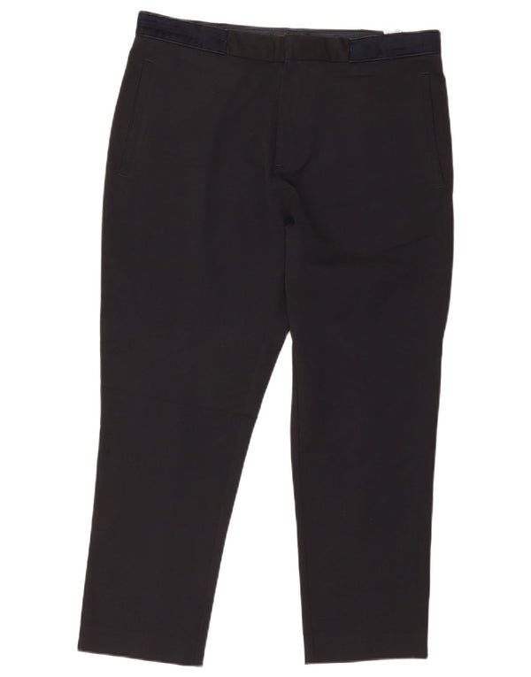 Pantaloni tăiați pentru bărbați Zara EU 42 Large W32 L25 Poliester negru