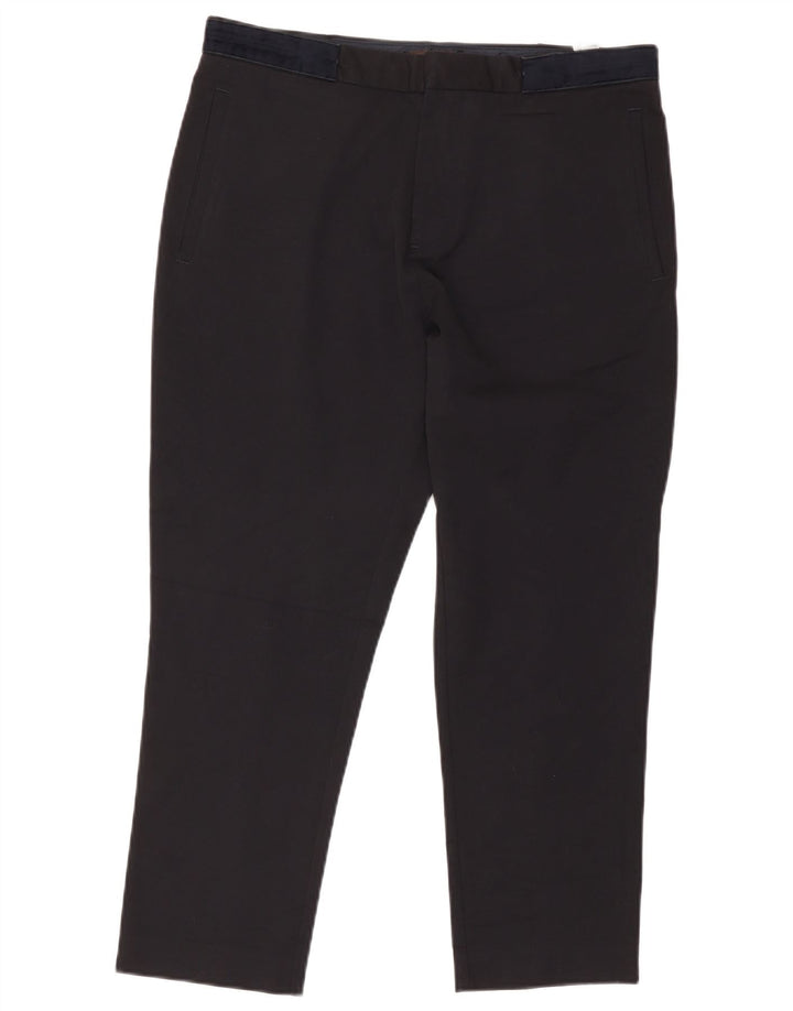 Pantaloni tăiați pentru bărbați Zara EU 42 Large W32 L25 Poliester negru
