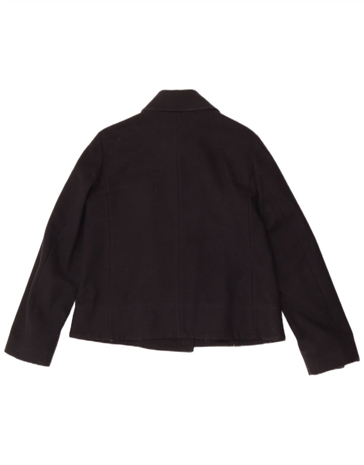 Palton supradimensionat pentru femei Calvin Klein Jeans UK 10 Mic Lână bleumarin