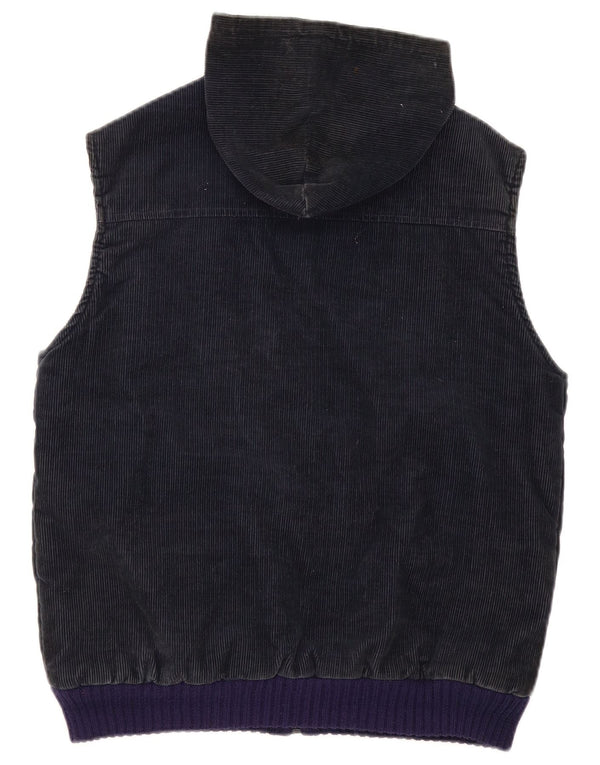 Gilet din velur cu glugă Wrangler pentru bărbați UK 38 Medium Bleumarin