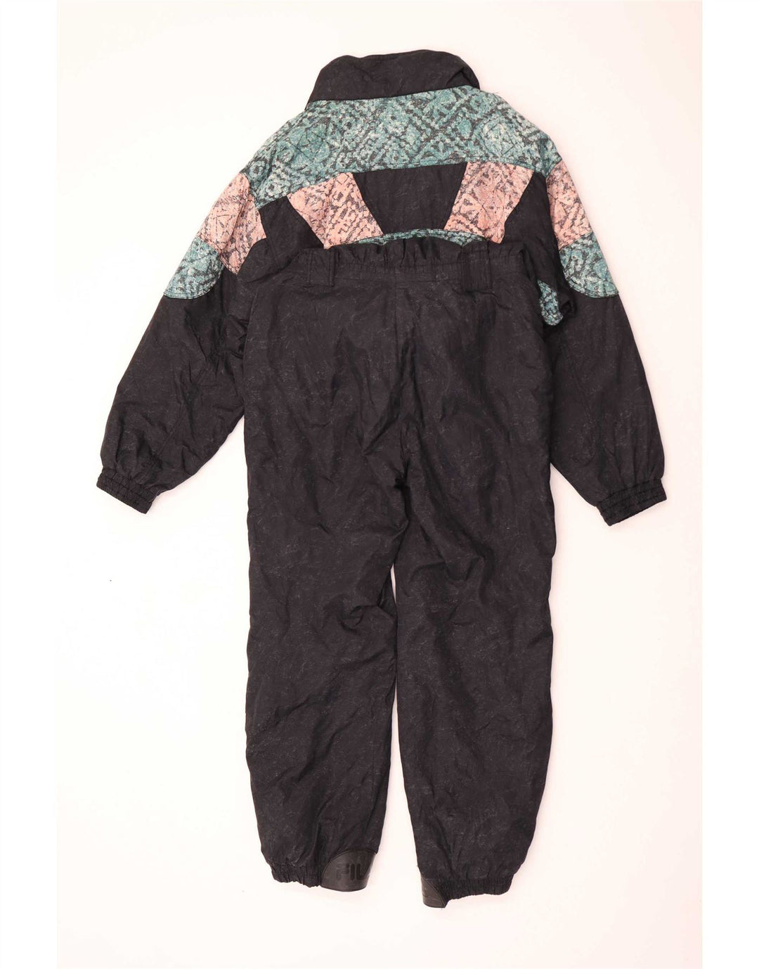 Salopetă de schi Fila pentru femei IT 48 XL Negru Colorblock