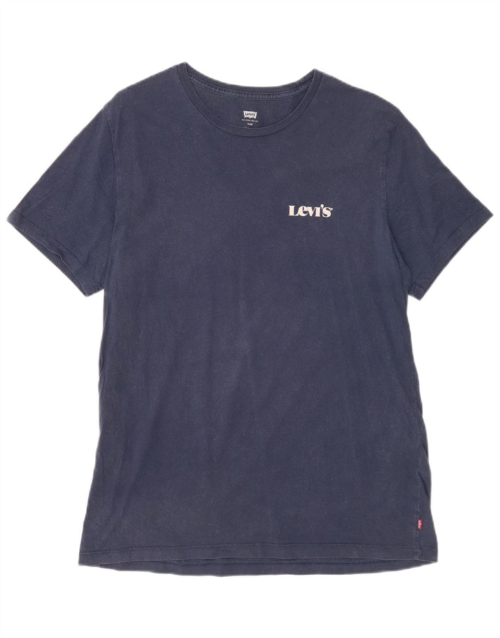 Tricou pentru bărbați LEVI'S Top XL Bumbac bleumarin
