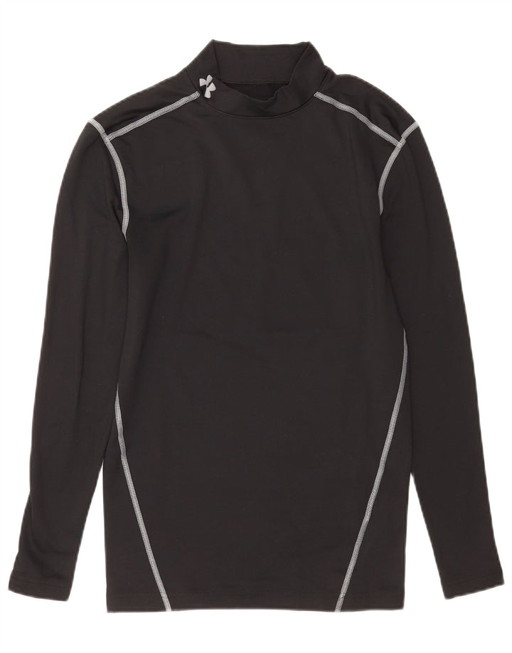 Under Armour Cold Gear Top cu mânecă lungă pentru femei UK 12 Poliester mediu negru