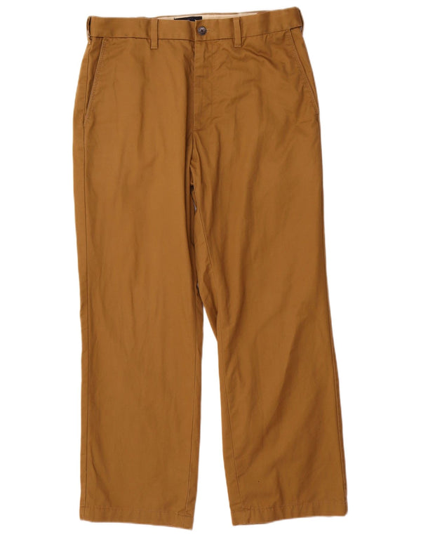 Marks & Spencer Pantaloni chino drepți Blue Harbour pentru bărbați L34 L29 bej