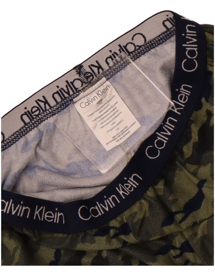Pantaloni de trening Calvin Klein pentru baieti 7-8 ani camuflaj verde mediu