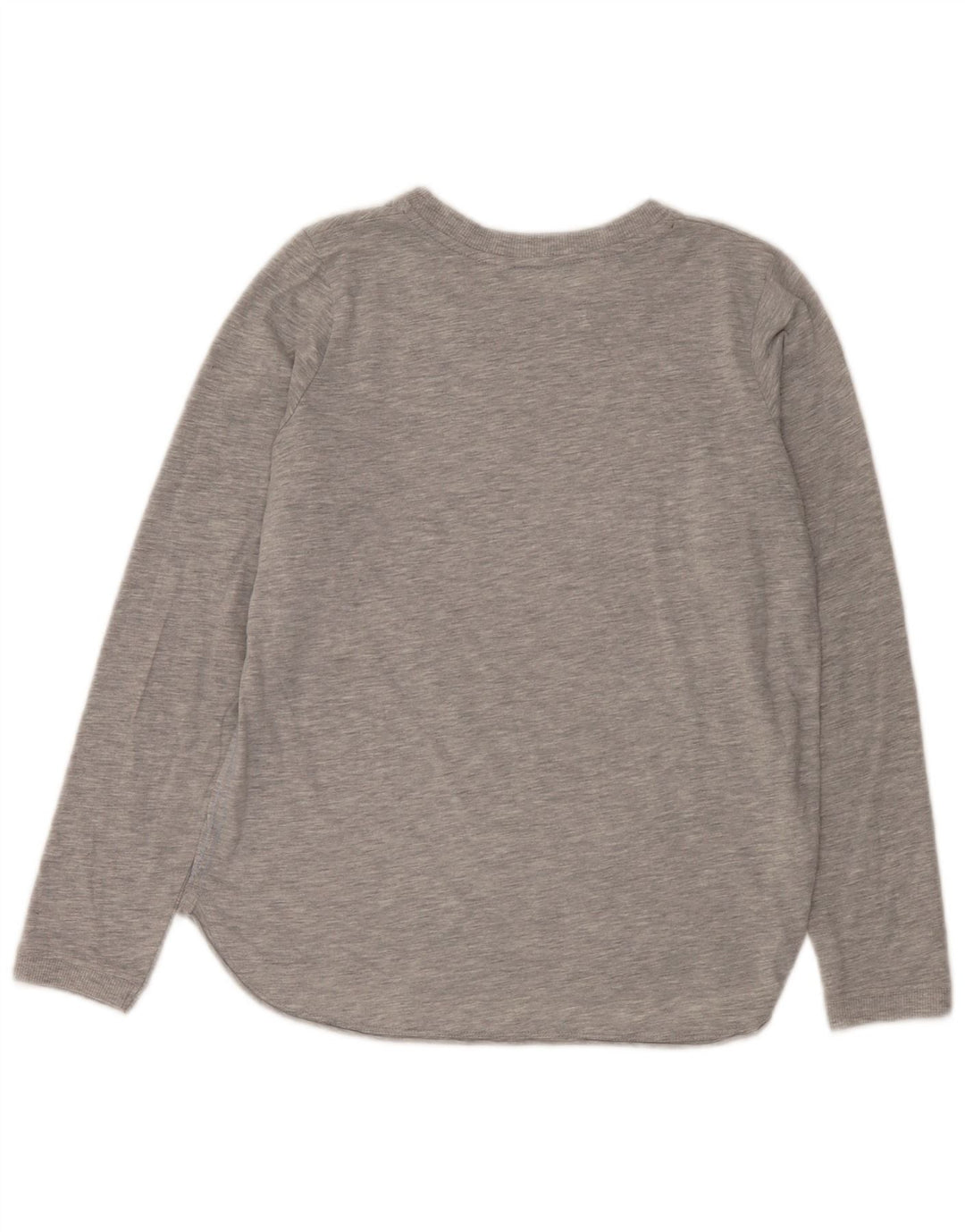 Vintage Top pentru femei cu mânecă lungă UK 12 Medium Gri Pete