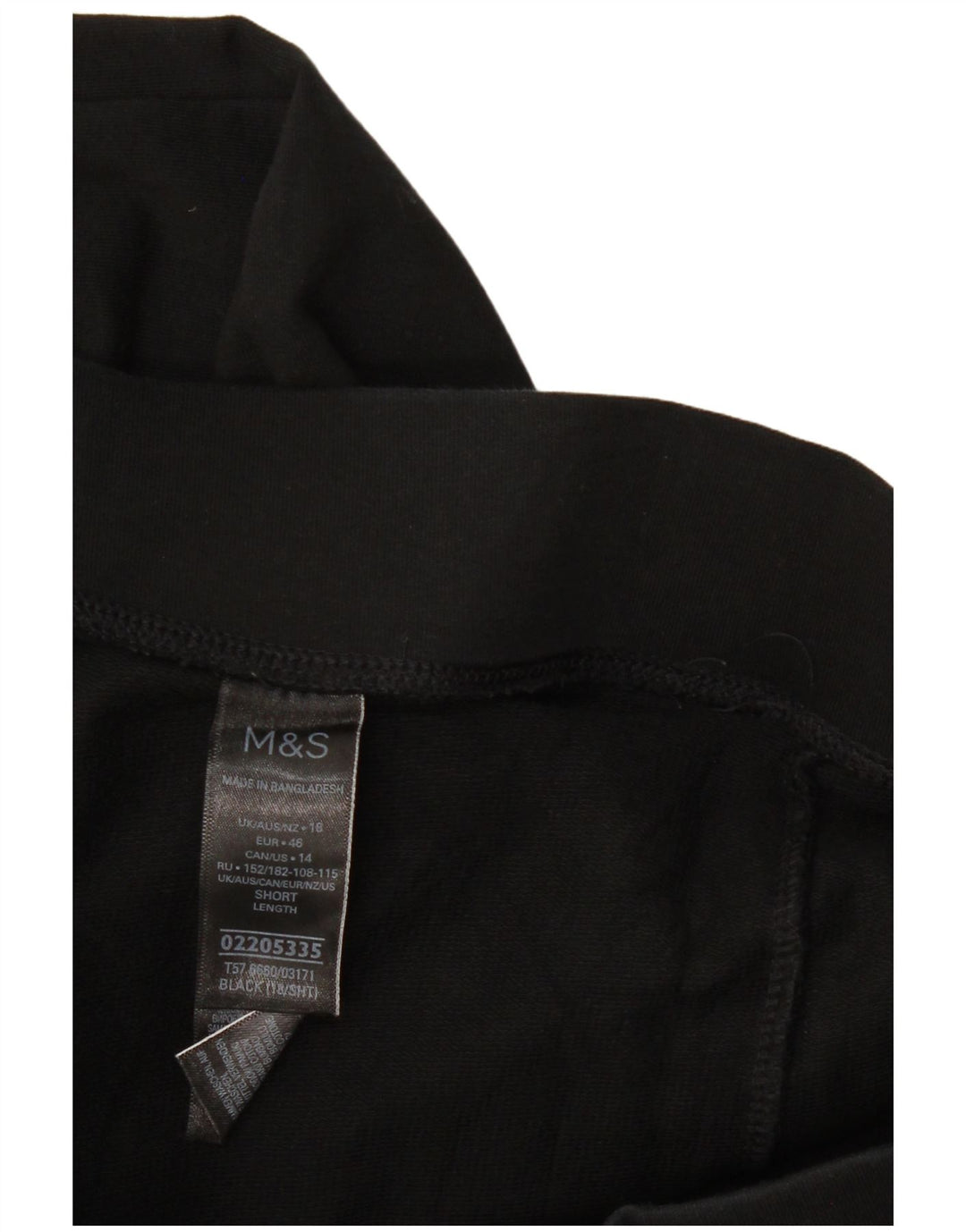 Pantaloni de trening pentru femei Marks & Spencer UK 18 XL bumbac negru