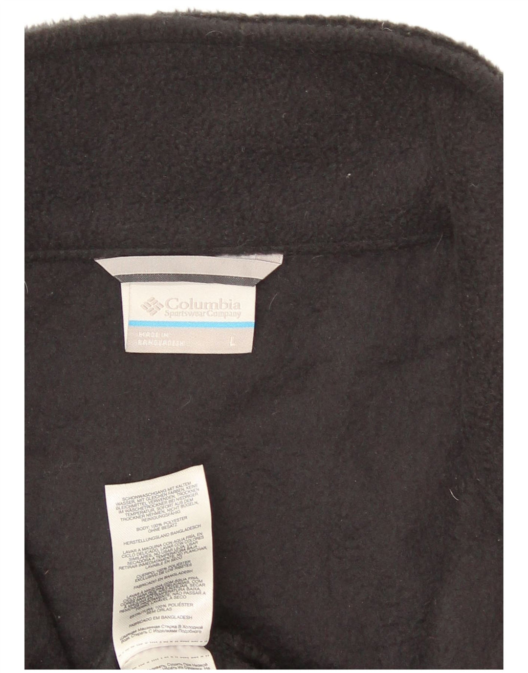 Gilet Columbia pentru bărbați din fleece UK 40, mare, negru, poliester