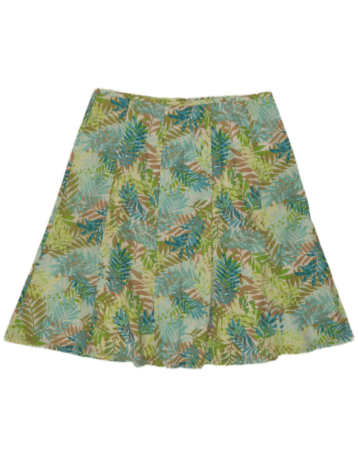 EDDIE BAUER Fustă A-Line pentru femei US 12 Large W32 Multicolor Floral