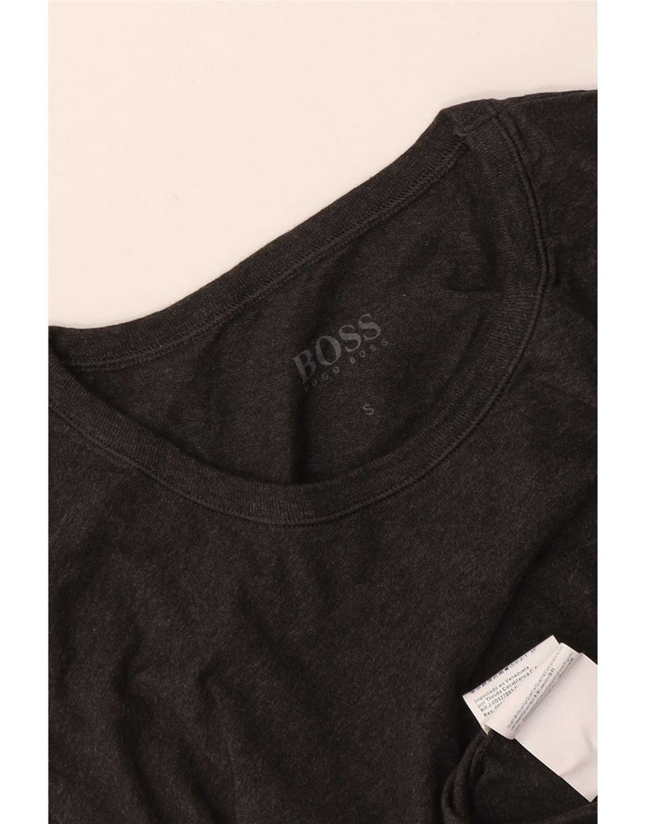 Tricou pentru bărbați Hugo Boss Top mic din bumbac gri