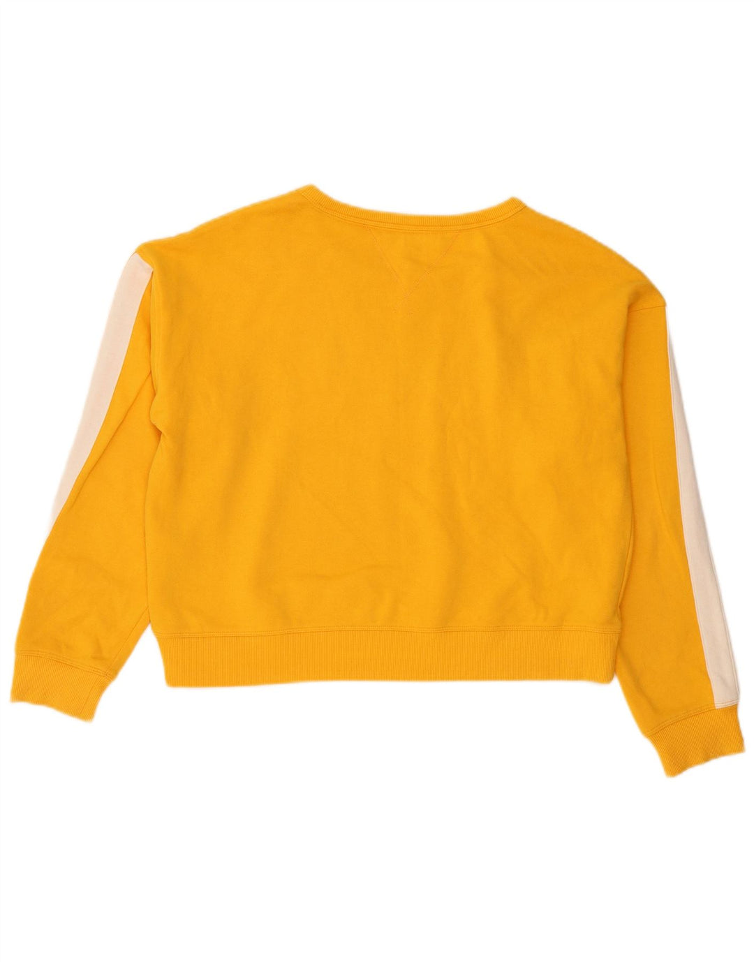 Pulover crop pentru femei Tommy Hilfiger, UK 14, galben mediu