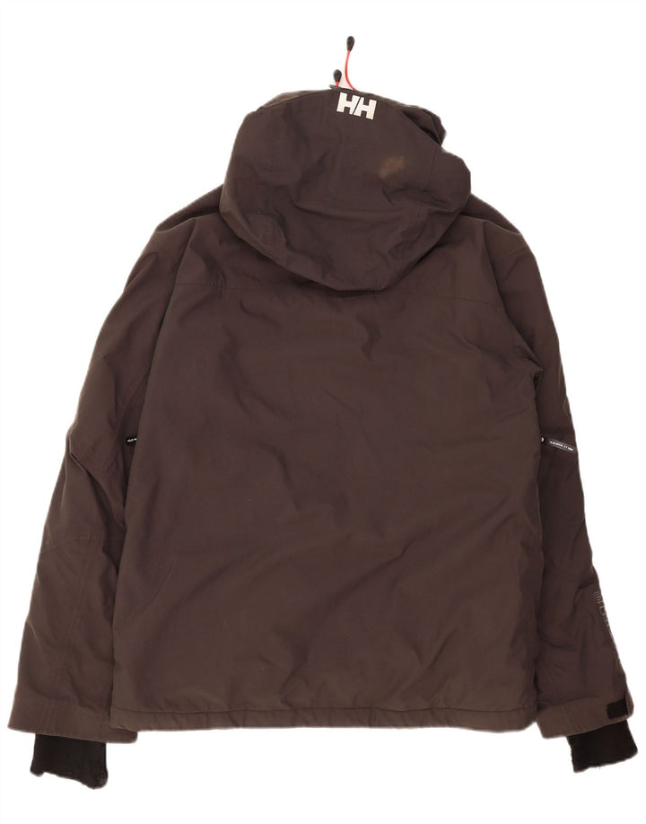 Jachetă de vânt cu glugă pentru bărbați Helly Hansen UK 36, gri mic, bloc de culoare