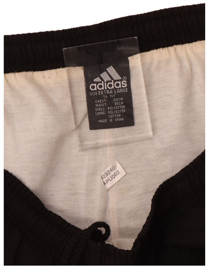Pantaloni de trening grafic pentru bărbați ADIDAS Pantaloni de jogging XL, negru, bloc de culoare