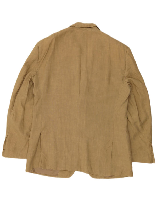 Jachetă Polo Ralph Lauren pentru bărbați, cu 3 nasturi, UK 42, in mare, bej