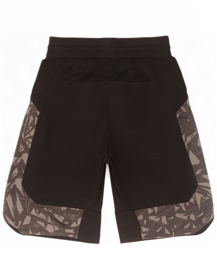 Pantaloni scurți sport pentru bărbați Adidas, negru, poliester geometric