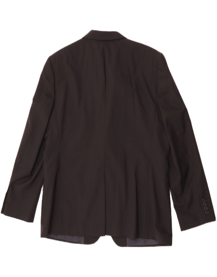Jachetă pentru bărbați Ted Baker cu 2 nasturi, UK 44 2XL, lână neagră