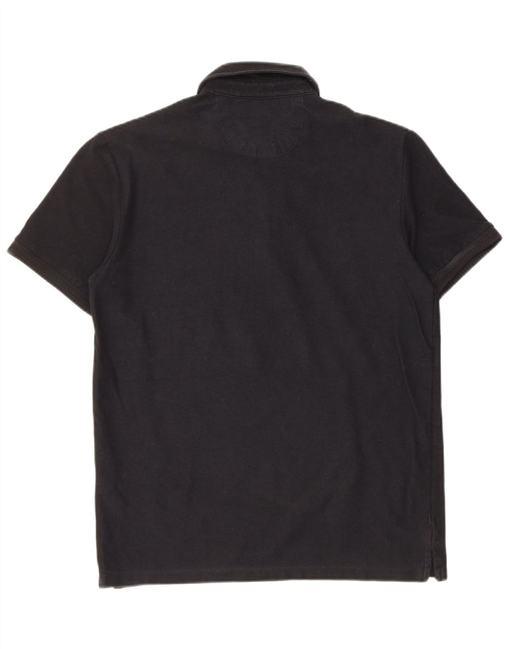 Tricou polo pentru bărbați Zara, bumbac negru mic
