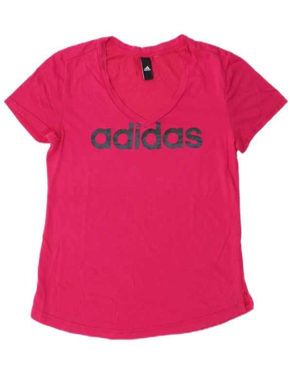 Tricou grafic Adidas pentru femei Top UK 12 Medium Pink