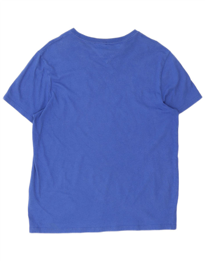Tricou cu grafic normal Tommy Hilfiger pentru bărbați Top mic, albastru, bumbac